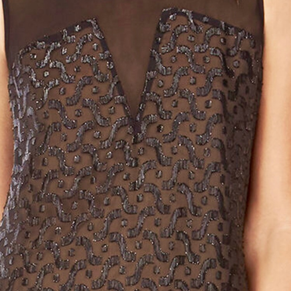 BCBGMAXAZRIA Ellyn cocktail dress size L - Picture 5 of 6